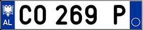 Truck License Plate
